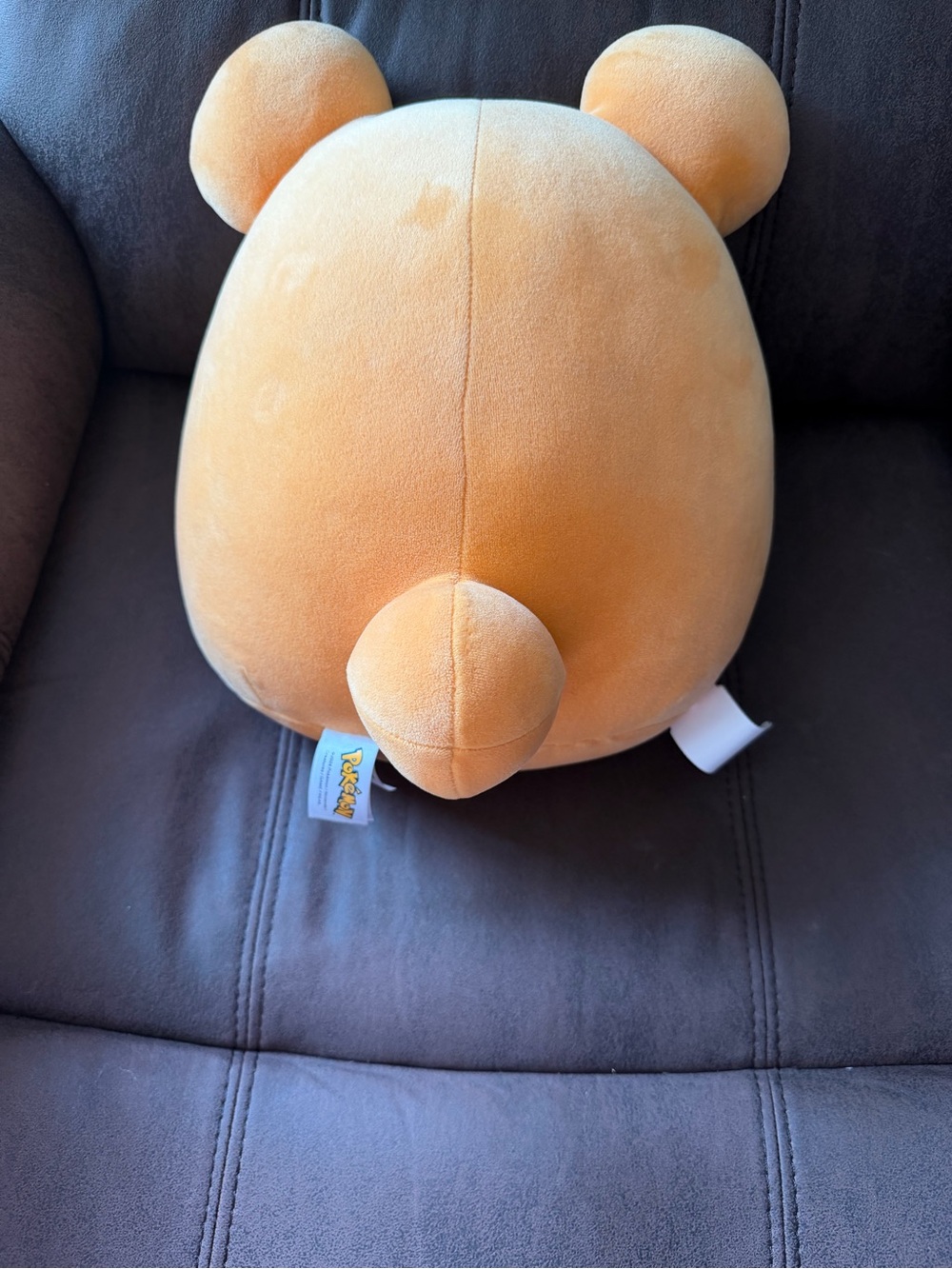 Pokemon Plush Teddy with Yellow Face and Crescent Moon Accent - Picture 2 of 3
